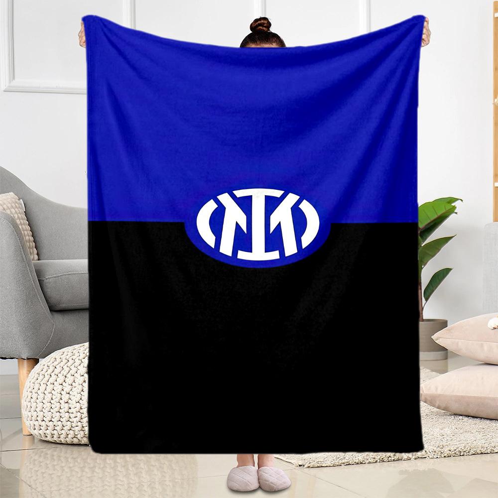 Inter Milan Blanket Ultrasoft Great For Bed Office Chair For All Seasons Stylish Decor Gifts For Family Or Friends
