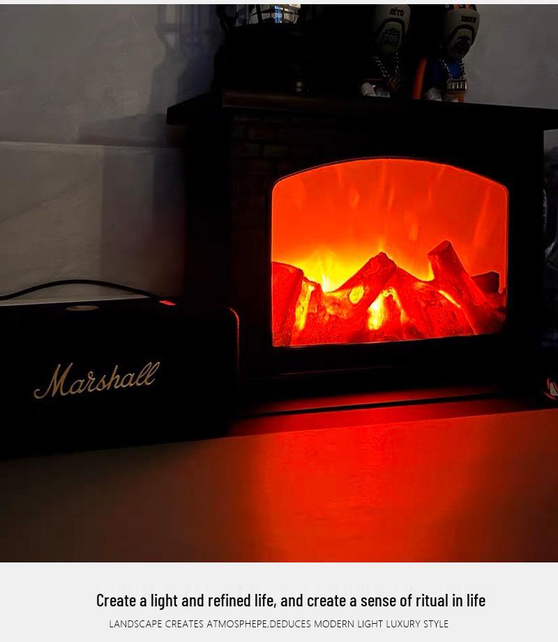 Креативный светодиодный фонарь-подсвечник: Маленький декоративный элемент для дома с имитацией пламени