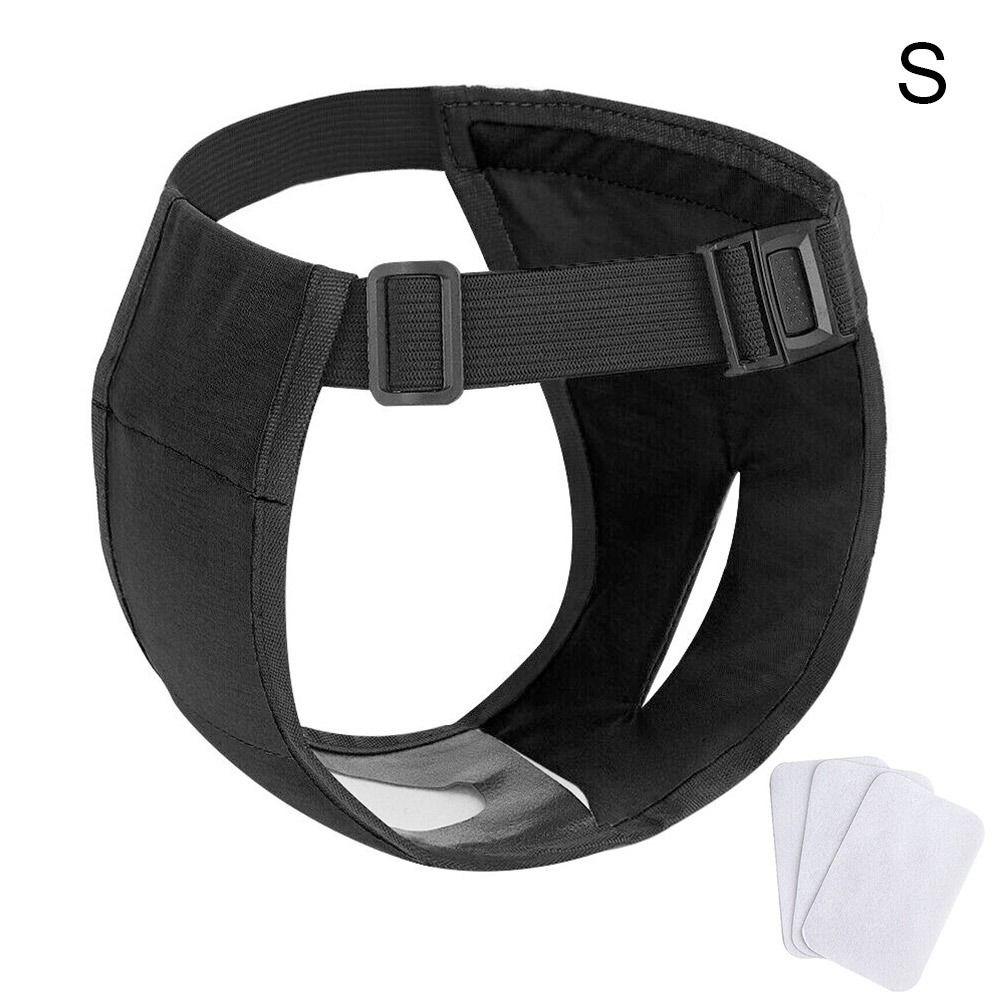 Моющиеся трусики для сук с 3 хлопковыми прокладками, гигиенические штанишки для собак, для сук в течке