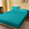 1 Piece Of Solid Matte Bedsheet, Lake Blue Bedspread For Bedroom, Bedding (Excluding Pillowcases)