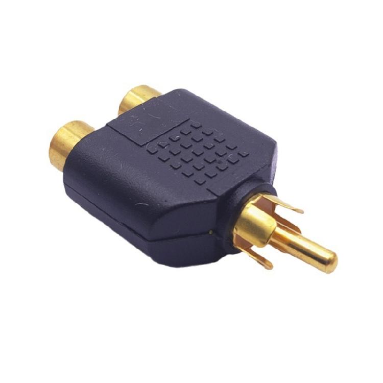 Разветвители RCA, упаковка из 6 штук, 1 штекер на 2 гнезда, адаптеры-разветвители для звукового и видеооборудования