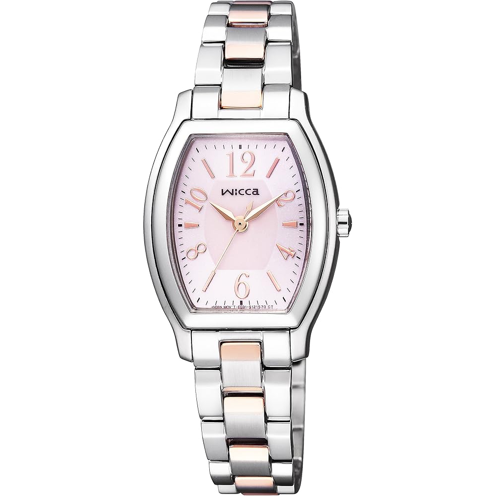 Citizen Wicca Solar Tech Standard Tonneau Women's Watch Simple Adjust KH8-730-93