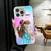 Чехол для телефона с дизайном "Мама и ребенок", ударопрочный, для iPhone 17 Air 16 16E 15 Pro Max 14 Plus 13 Mini 12, задняя крышка, защита от падений, забавный