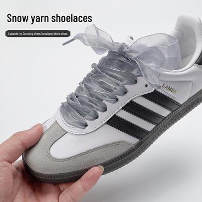 Кроссовки Adidas Ballet Style Casual с шелковыми шнурками 2,5 см (Пара)