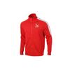 Logo Print Fleece-Lined Warm Sports Jacket Men Jackets Red 530268-11