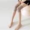 1 пара женских летних чулок выше колена, тонкие, простые, элегантные, дышащие, тонкие, прозрачные, анти-зацепляющиеся носки