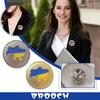 UKRAINE FLAG  1 Inch / 25mm Button Badge  Pin Badge Support Ukraine