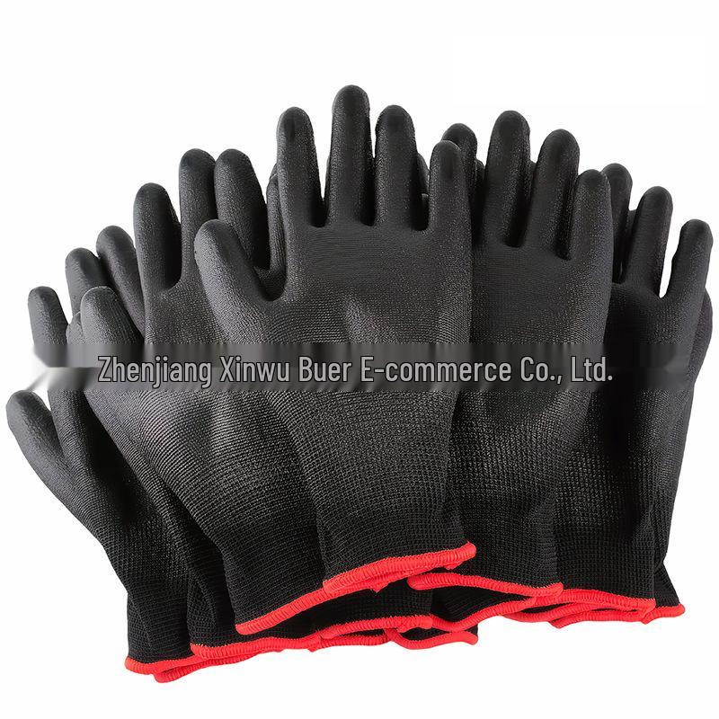 Рабочие перчатки из нейлона с нитриловым покрытием - Противоскользящие и защитные для строительства и садоводства