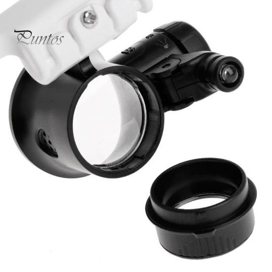 Увеличительные очки со светодиодной подсветкой, улучшенная видимость, складная конструкция, увеличительное стекло для ремонта часов с растягивающимся держателем для очков