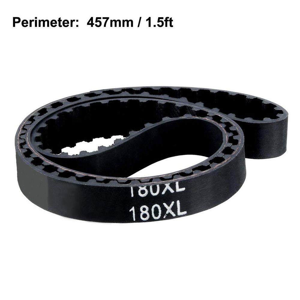 Черный приводной зубчатый ремень шириной 10 мм, шкивы ремня ГРМ, синхронная передача мощности с замкнутым контуром