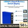 New 120AH Lifepo4 Battery 3.2V CATL Lithium Ion Battery Rechargeable Solar Battery Pack With Screws And Busbar EV RV