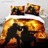 Modern Camouflage Fashion Green Camo Bedding Set Bedroom Soft Modern Bedspreads Comefortable Duvet Cover Quilt Cover  Pillowcase