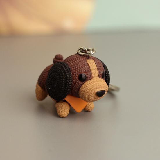 Трехмерное вязание из шерсти. Нежное мастерство. Устойчивое к выцветанию. Износостойкое украшение. Очаровательный брелок-талисман для собаки. Аксессуар для сумки.
