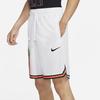 Nike Баскетбольные Шорты Мужские Белые Умеренные Прямой Крой DJ5214-100