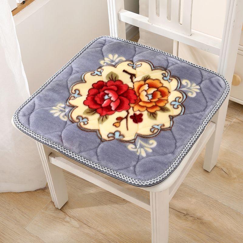 Нескользящие Плюшевые Толстые Подушки для Сохранения Тепла Подушки для Толстых Стульев в Классе Подушки для Диванов в Ресторане Подушки для Сидения