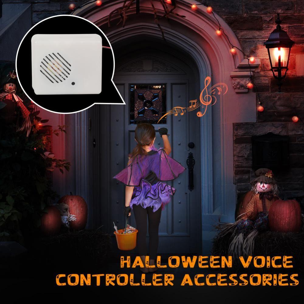 Хэллоуин Хэллоуин Звуковой датчик светодиодный динамик Halloween Scream Дом с привидениями реквизит