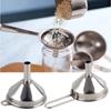 Wide Mouth Stainless Steel Funnel Spice Cooking Oil Filter Oil Liquid Funnel For Canning