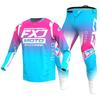 НОВЫЙ 2026 FXJ розовый комплект экипировки для эндуро и мотокросса mx джерси штаны зеленая мотоциклетная одежда mtb carracing костюм Оборудование для бездорожья