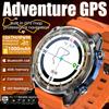 2026 Новые Уличные Приключения GPS Встроенная GPS-карта Bluetooth-вызов 4 ГБ Памяти 1000 мАч Bluetooth-вызов Водонепроницаемость 10ATM Мужские Спортивные Умные Часы