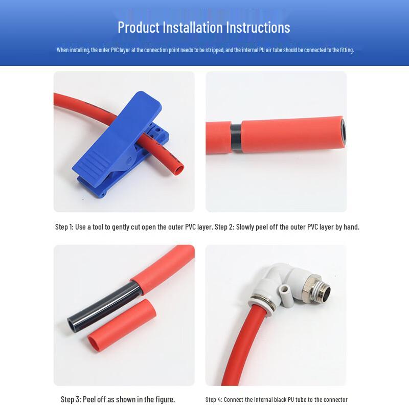 VRK PU Double-Layer Flame Retardant Air Hose