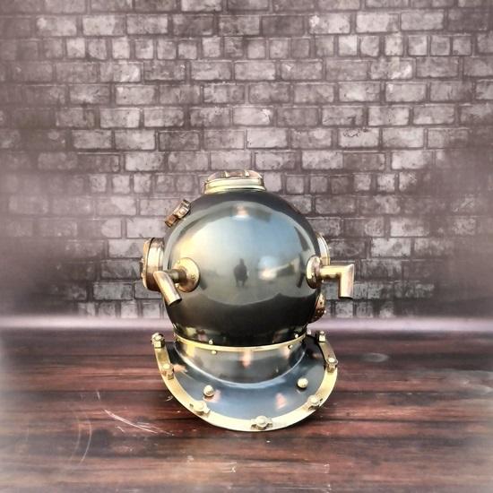 45.72 Cm Diving Helmet Commando Diving Helmet Scuba Diving Helmet US Navy Mark V Divers Helmet Marine Deep Diving Helmet Home Decorative