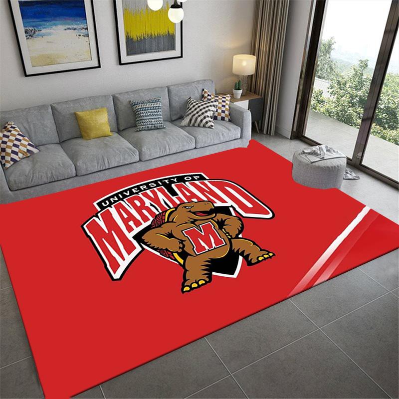 Maryland Terrapins football team Carpet Rug for Living Room Bedroom Home Sofa Decoration,Kids play Non-slip Floor Mat