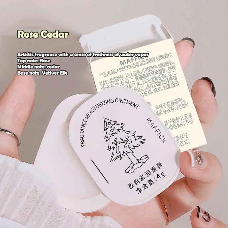 Лайм Базилик Твердые духи Женские портативные карманные твердые бальзамы Мягкий стойкий аромат Цветы Фруктовые ароматы Дезодоранты для тела Подарки