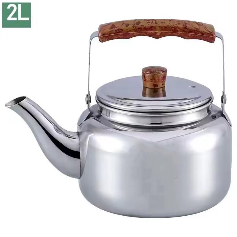 1L/1.5L/2L/2.5L чайник заварочный чайник из нержавеющей стали плита металлический кофейник горшок для кипячения газовая индукция домашний кемпинг
