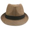 Соломенная шляпа от солнца Trilby Мужская женская летняя панамская дизайнерская шляпа Fedora Beach Top Hat