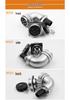 WEIPU WS55 Elbow Aviation Connector Socket, Available in 4, 7, 40, 53, or 61 Cores