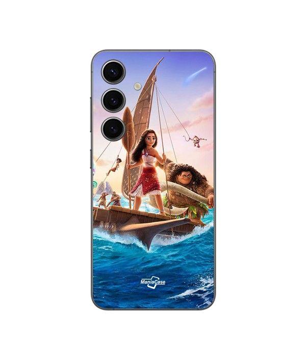 Coque - Disney - Vaiana 2 equipage - Silicone - Souple - Samsung Galaxy S24 FE