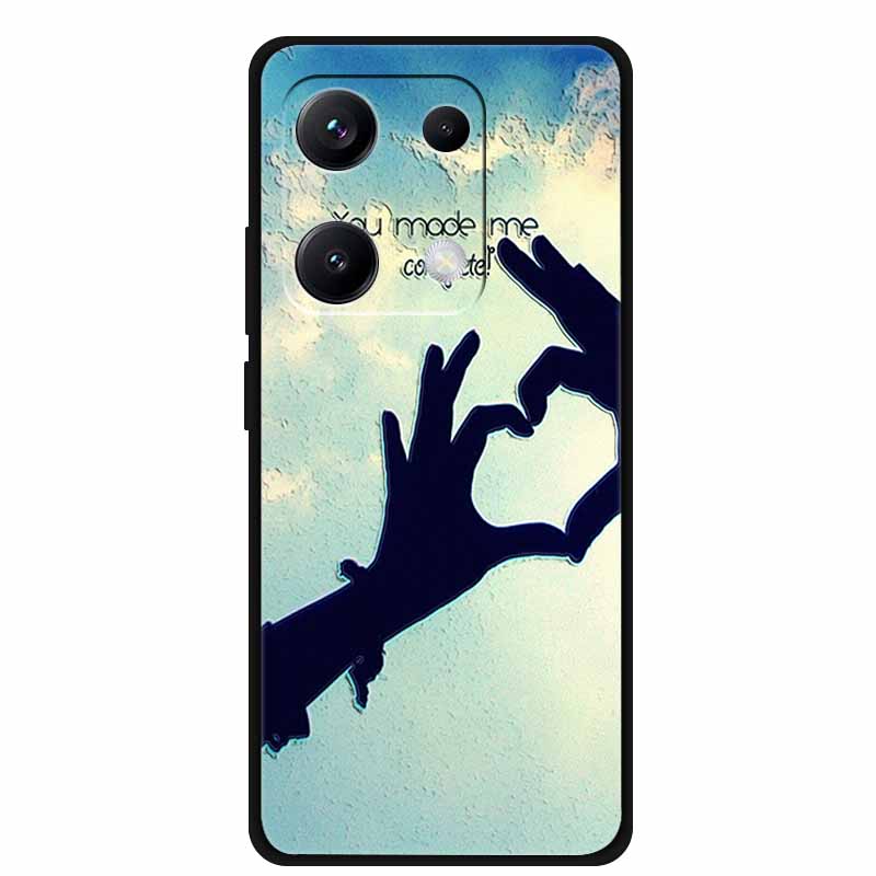 3D Emboss Case For Xiaomi Redmi Note 14S Phone Case 14 S Relief Flower Silicone Soft Back Cover Coque For Redmi Note 14S 4G Case
