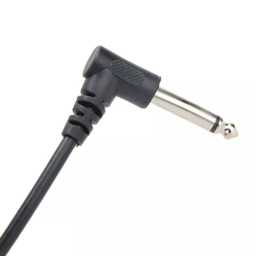 6.35mm Shielded Guitar Cable, 6.35mm Standard Plug Male to Male Audio Guitar Cable, Bass Shielded, Heavy-Duty, Break-Resistant, for Connecting Instrum