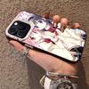 Милый аниме чехол для телефона Puella Magi Madoka Magica, цвет серебряный корпус, для iPhone 17 16 15 14 13 12 11 Pro Max Plus