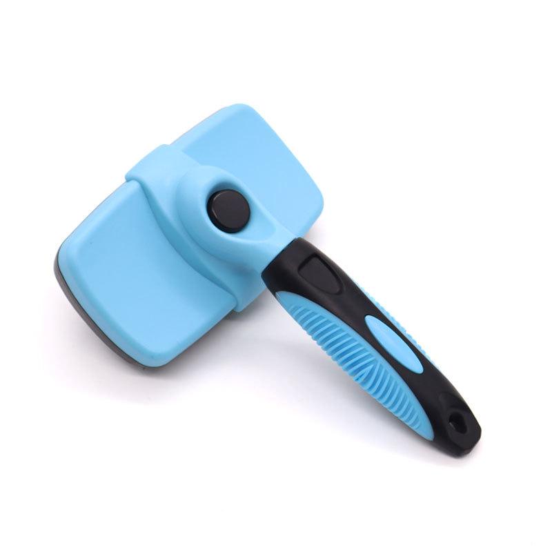 Factory Price Pet Hair Removal Needle Comb Self Cleaning Slicker Brush for Long Haired Cats and Dogs Supplies