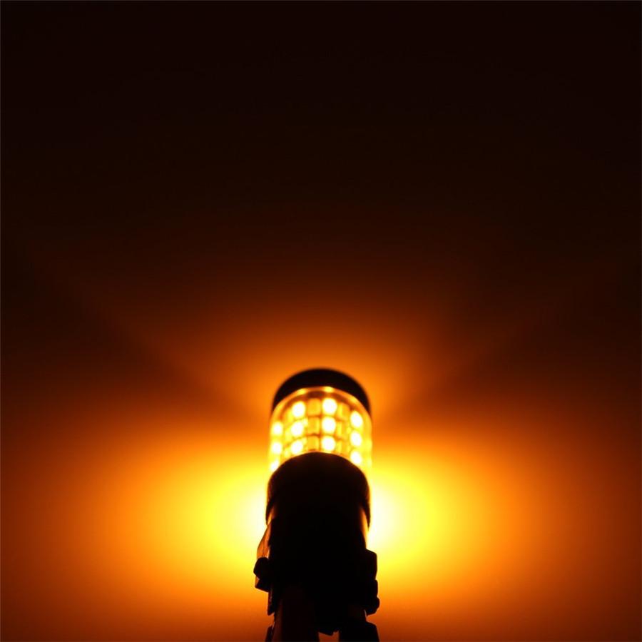 2 шт. 1157 Switchback двухцветная светодиодная лампа указателя поворота 600LM 6500K 60-SMD