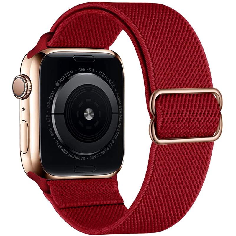 Scrunchie Strap for Apple watch ultra 2 band 49mm 44mm 40mm 45mm 41mm 46mm Elastic Nylon bracelet iWatch series 3 6 se 7 8 9 10