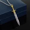 1pc A Lot Percy Jackson Sword Necklace Men And Women Fashion Jewelry Gifts High Quality Zinc Alloy Accessories