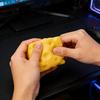 Желтый Сырный Сквиш-Игрушка Мягкая Медленно Поднимающаяся Фиджет-Игрушка для Снятия Стресса Новинка Гаджет-Декомпрессор на Пищевую Тему для Взрослых