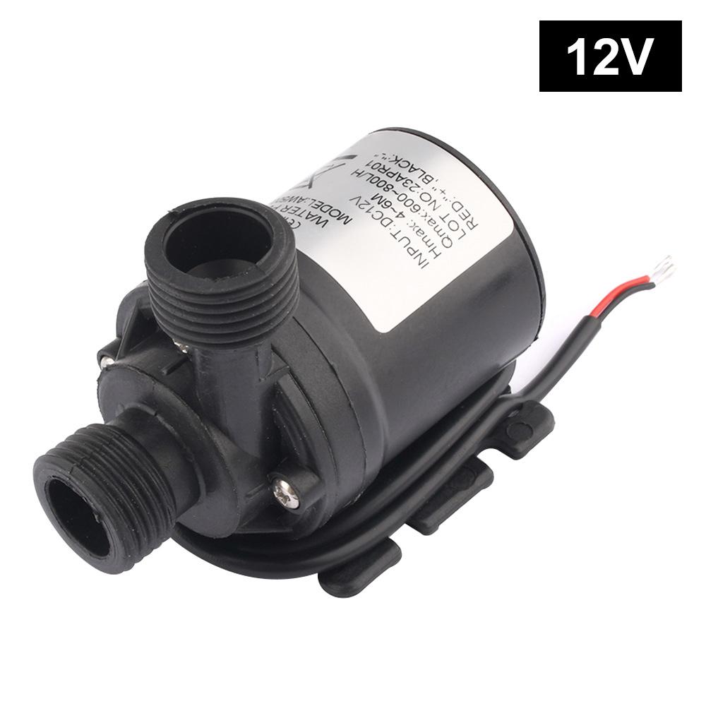 600-800L/H DC 12V 24V AW500S Screw Miniature DC Circulation Booster Pump Submersible Water Pump For Dishwasher Water Heater