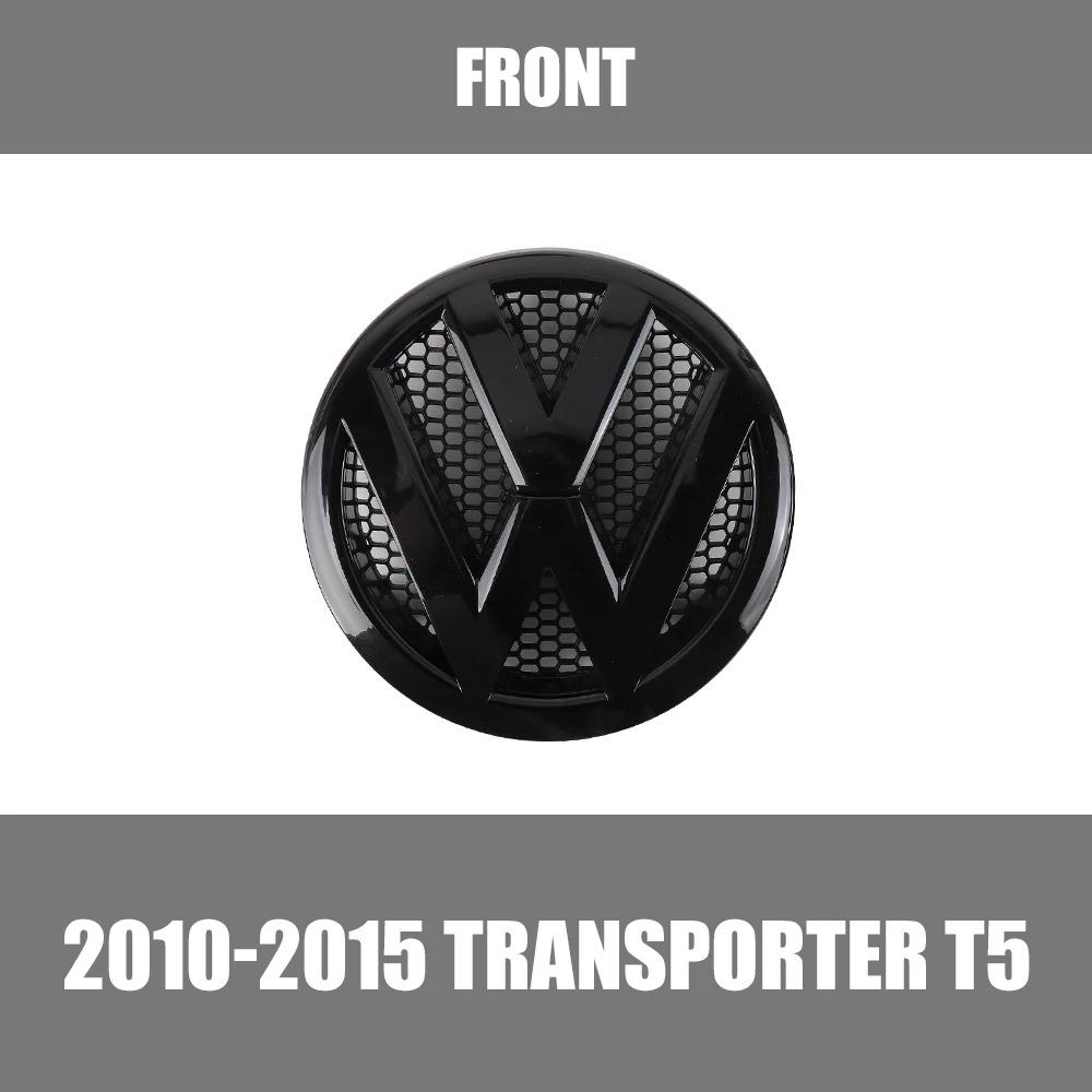 RUN1 1/2pcs For Volkswagen VW Transporter T5 2010 2011 2012 2013 2014 2015 Car Front Grill Badge Rear Trunk Emblem Cover Accessories