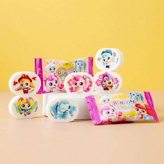 Набор из желейных наклеек и ластика Catch Tiniping (2), популярный персонаж в Корее