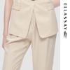 ELLASSAY Minimalist Chic High-Waist Professional Trousers