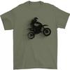Abstract Motocross Rider Dirt Bike T Shirt