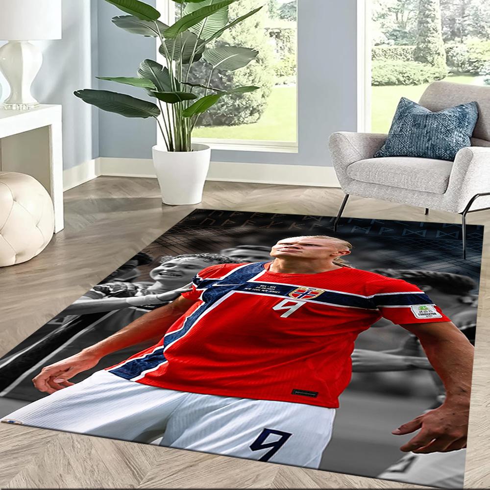 Haaland 130 Floor Mat Perfect for Living Rooms Foyer Decorate room Balcony Antislip Carpet Anime Office Decor Perfect Birthday/Christmas Gift Idea