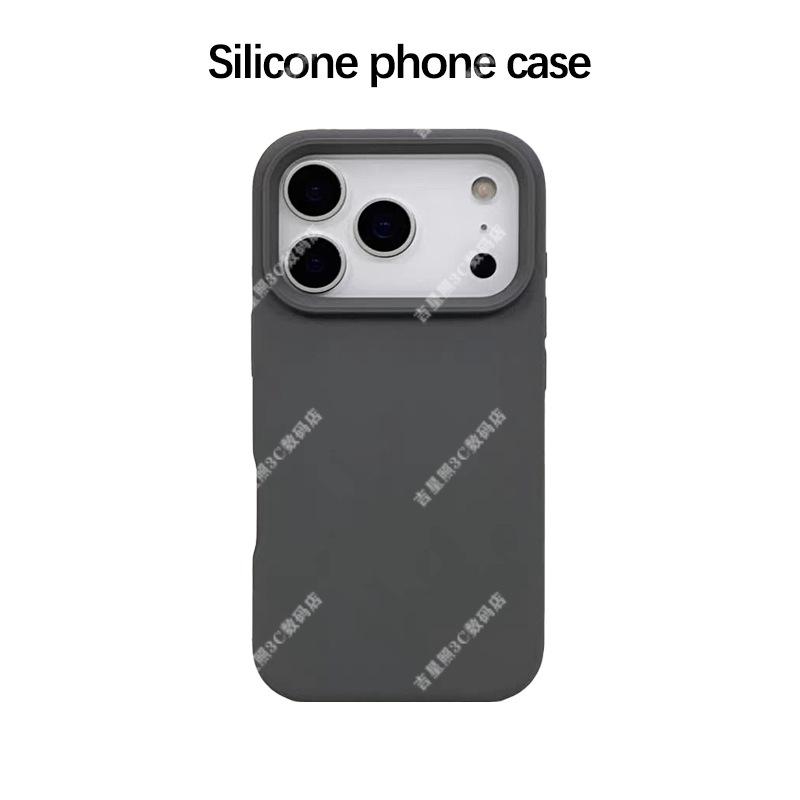 Высококачественный чехол из жидкого силикона для iPhone 13, 14, 15, 16, 17 Pro Max - Женская версия