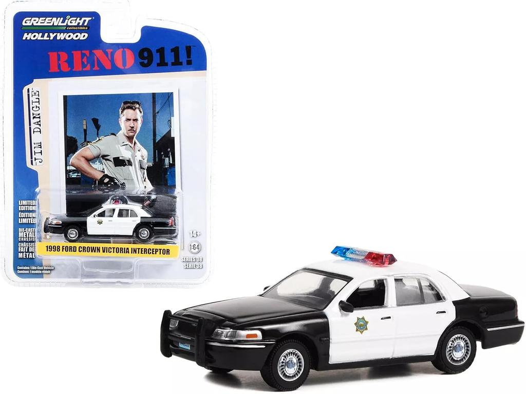 Green Light 1/64 Ford Crown Victoria Police Interceptor “Leno 911!” TV Series