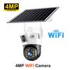 V380 Dual Lens Wifi 4G Sim Camera Solar Panel Outdoor Low Powered Cam Color Night Vision PIR Alarm Two Way Audio Solar CCTV IP Camera