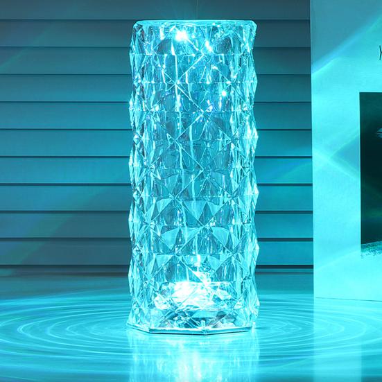 RGB Bedside Lamp Remote Control Adjustable Brightness USB Rechargeable 16 Colors Table Lamp LED Night Light