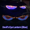 Hot-selling new, led eyes screen car wireless three-color display car rear window LED display demon's eye·